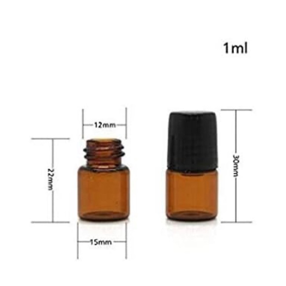 Free/w/purchase perfume Essential‎ Oil Glass Roller Bottle mini Refillable 1ct - Picture 6 of 6